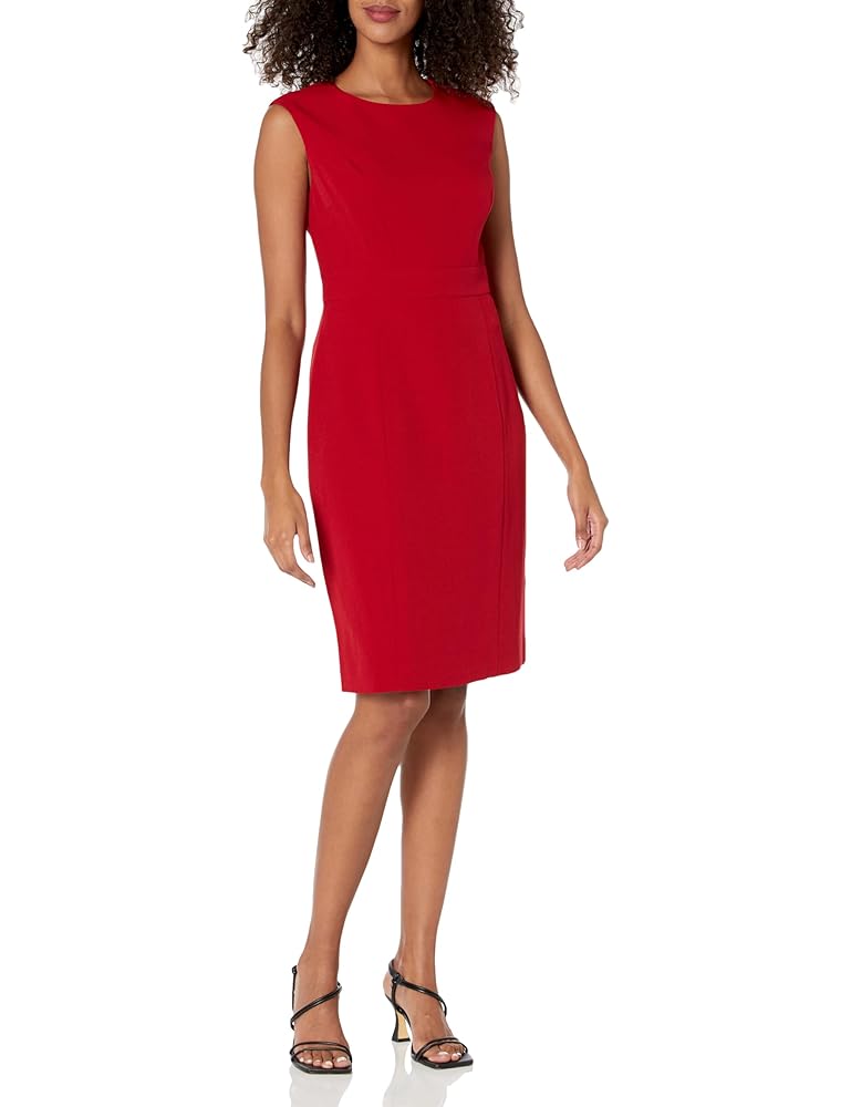 【関税&送料込】Self-Portrait A-Line Sheath Dress Red Linen Lace Insert Mini Dress – self-portrait-US